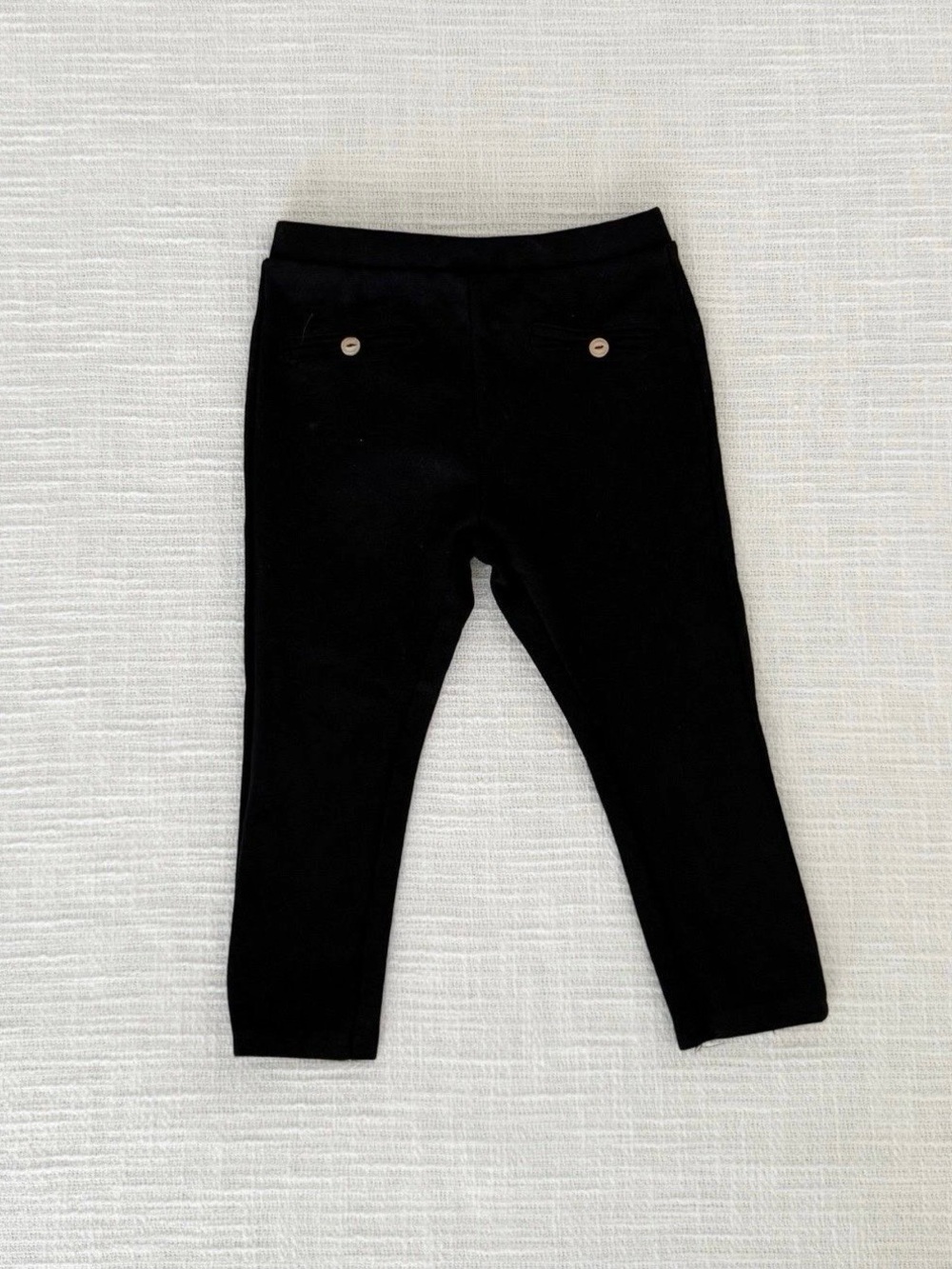 Kids Black Pull-On Leggings / Pants